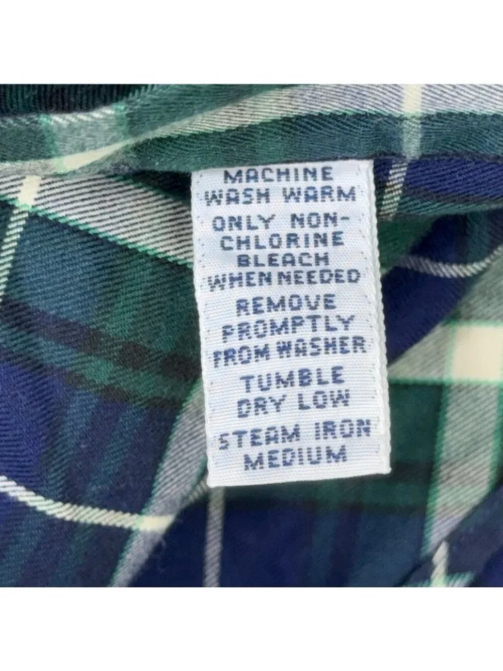 Ralph Lauren Blake Shirt Mens M Plaid Button Up Navy Green Preppy Oxford Casual